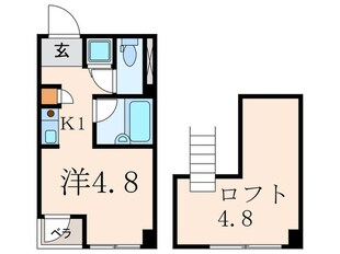 パ－クハイツ碑文谷公園の物件間取画像